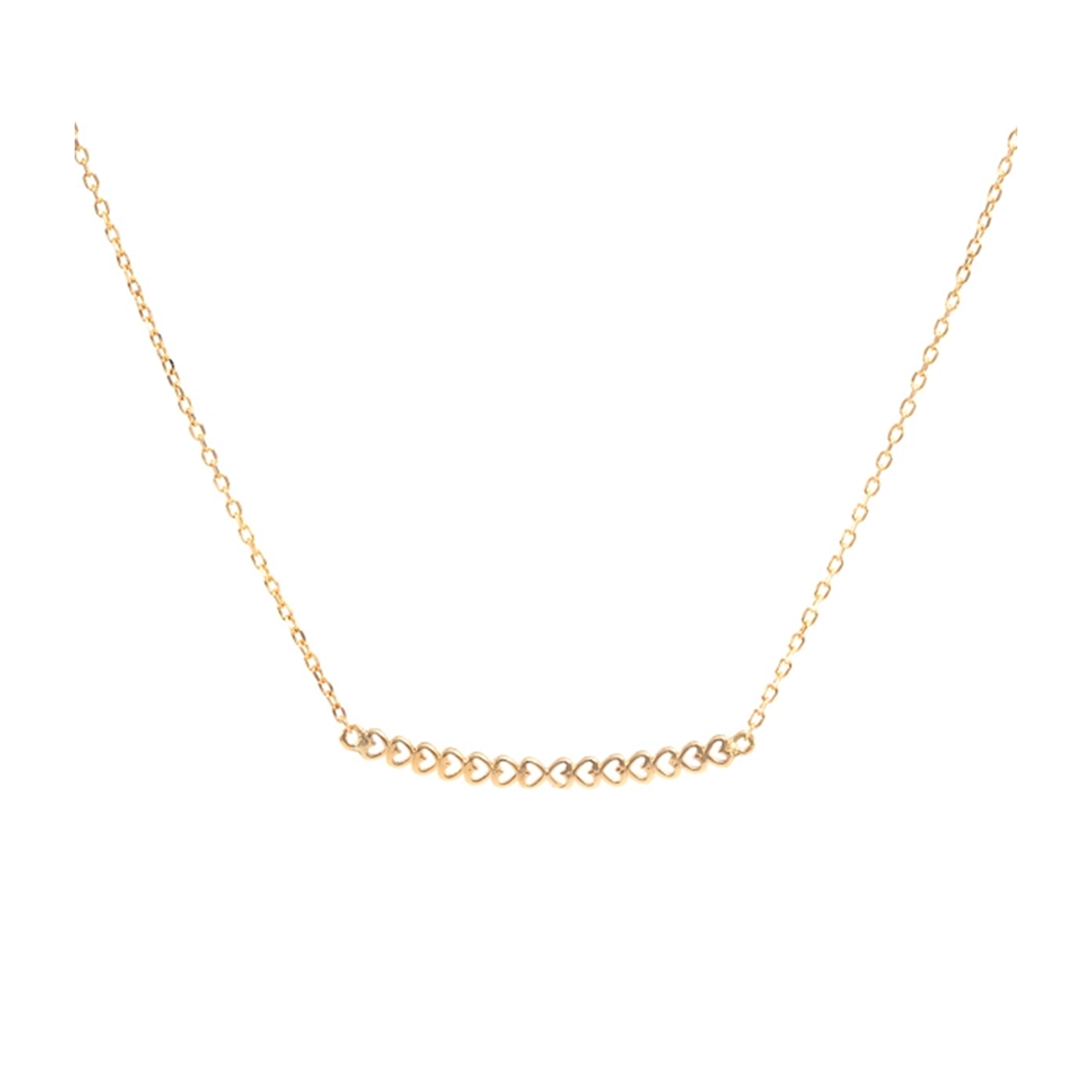 گردنبند طلا زنانه بان گالری مدل جانان-1.73 گردنبند طلا زنانه بان گالری مدل جانان-1.73