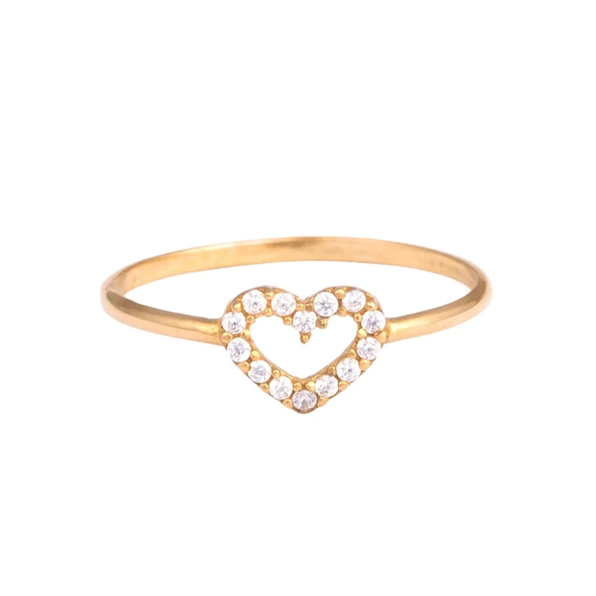 انگشتر طلا 18 عیار زنانه بان گالری مدل والنتین سفید سایز 53-0.83 انگشتر طلا 18 عیار زنانه بان گالری مدل والنتین سفید سایز 53-0.83