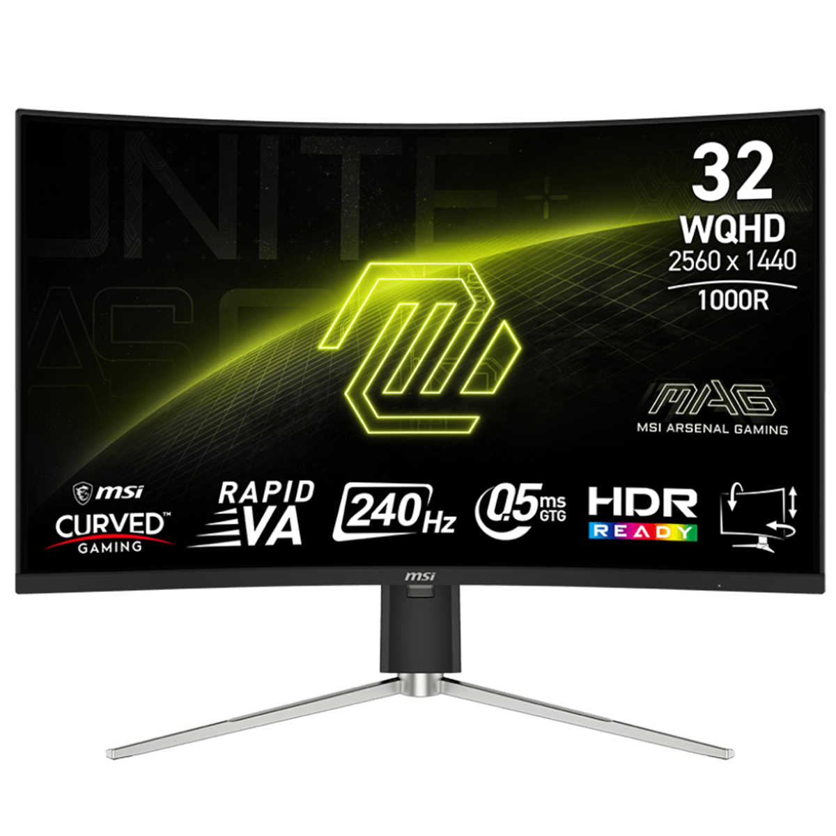 مانیتور گیمینگ خمیده ام اس آی مدل MAG 325CQRXF E2 سایز 32 اینچ مانیتور گیمینگ خمیده ام اس آی مدل MAG 325CQRXF E2 سایز 32 اینچ