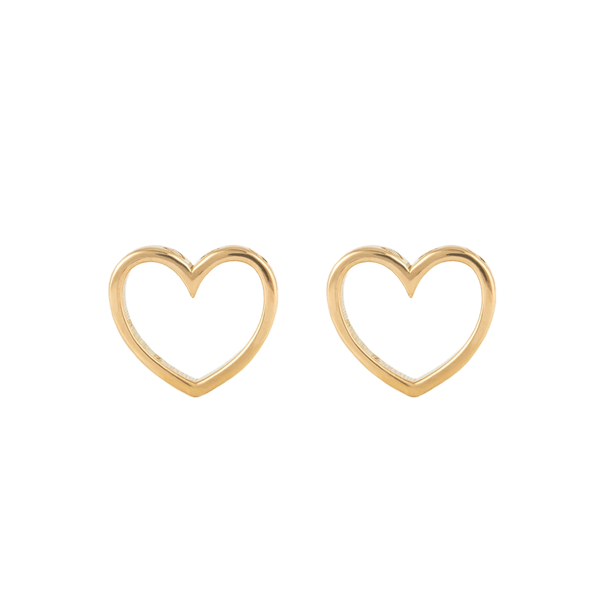 گوشواره طلا زنانه بان گالری مدل قلب کارتیه لاو-1.77 گوشواره طلا زنانه بان گالری مدل قلب کارتیه لاو-1.77