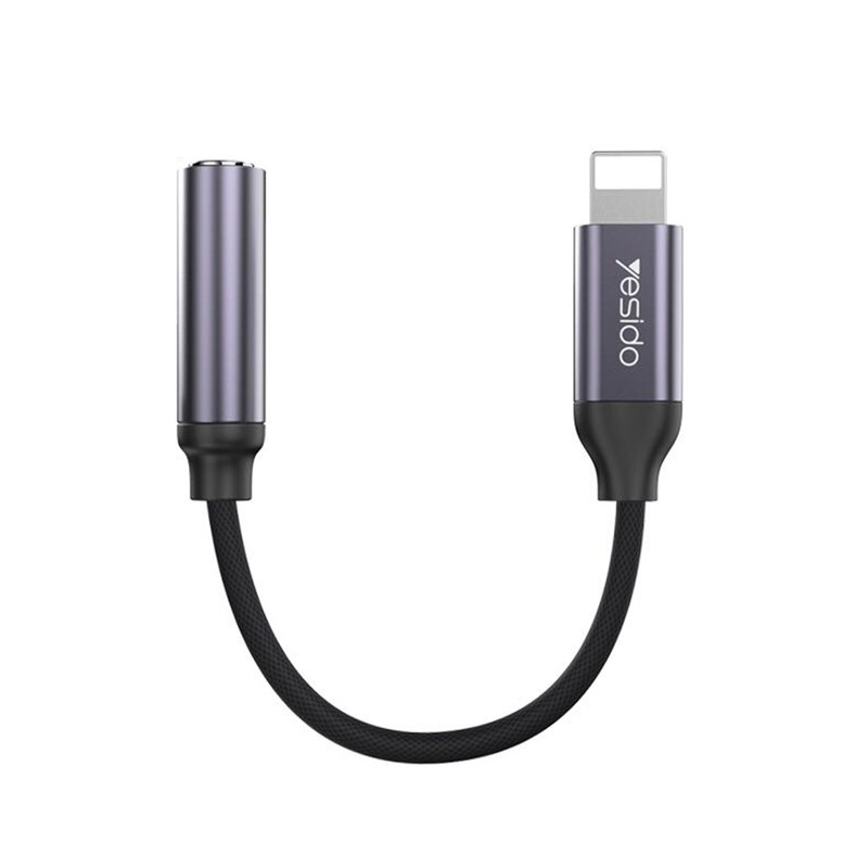 مبدل لایتنینگ به جک 3.5 میلی متری یسیدو مدل YAU21 مبدل لایتنینگ به جک 3.5 میلی متری یسیدو مدل YAU21