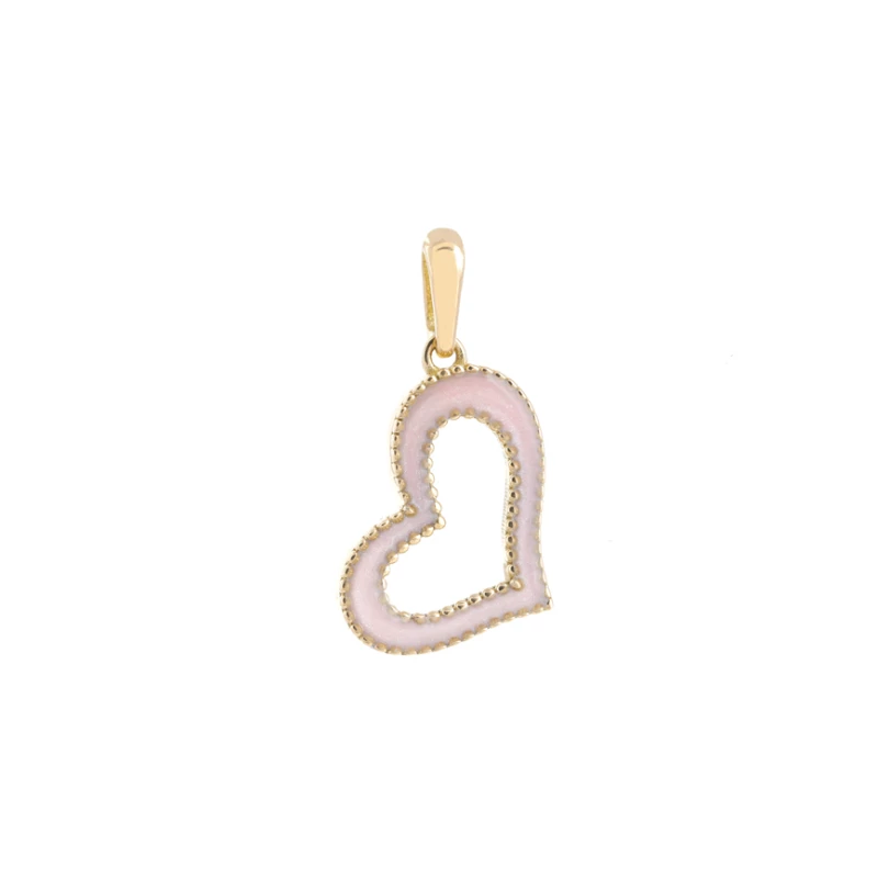 آویز طلا زنانه بان گالری مدل گوارسه آمارا کوچک صورتی-1.29 آویز طلا زنانه بان گالری مدل گوارسه آمارا کوچک صورتی-1.29