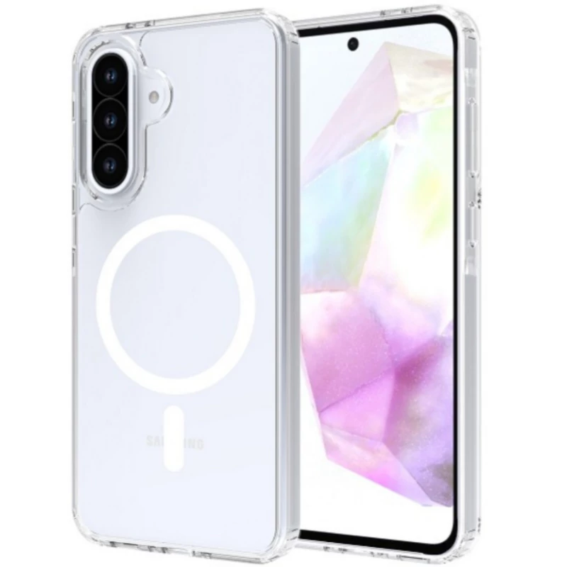 کاور گوشی سامسونگ Galaxy A26 زیفرند مدل Magsafe-بی رنگ شفاف کاور گوشی سامسونگ Galaxy A26 زیفرند مدل Magsafe-بی رنگ شفاف