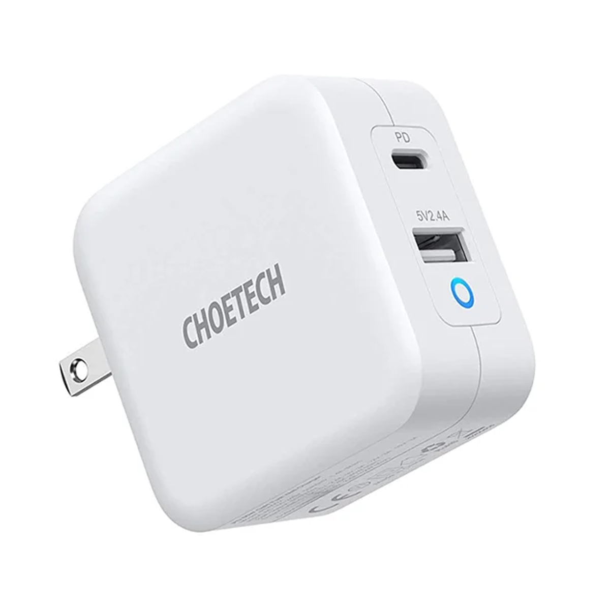 شارژر دیواری چویتک مدل PD8002 توان 65 وات-سفید شارژر دیواری چویتک مدل PD8002 توان 65 وات-سفید