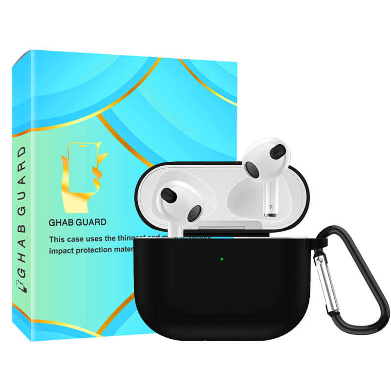 کاور قاب گارد مدل SILIAIR20 مناسب برای کیس هدفون بی سیم اپل AirPods 3 کاور قاب گارد مدل SILIAIR20 مناسب برای کیس هدفون بی سیم اپل AirPods 3