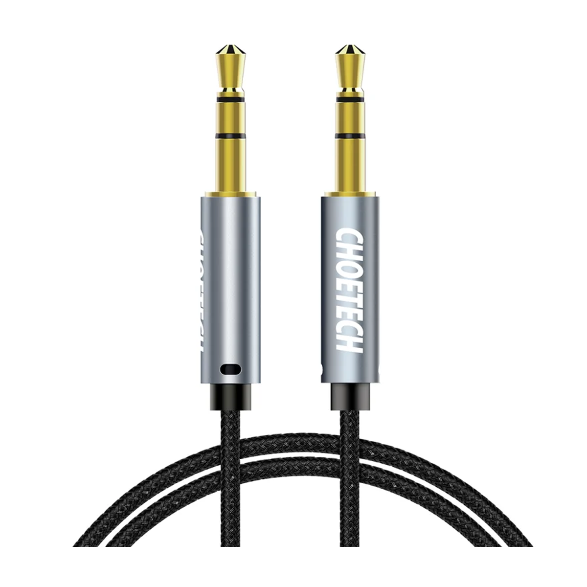 کابل دو سر AUX چویتک مدل AUX002 طول 1.2 متر-خاکستری کابل دو سر AUX چویتک مدل AUX002 طول 1.2 متر-خاکستری