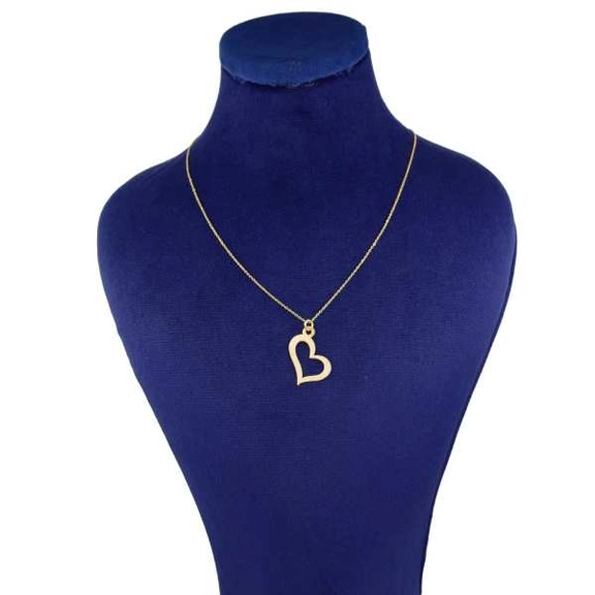 گردنبند طلا زنانه مدل قلب کد GA70-0.88