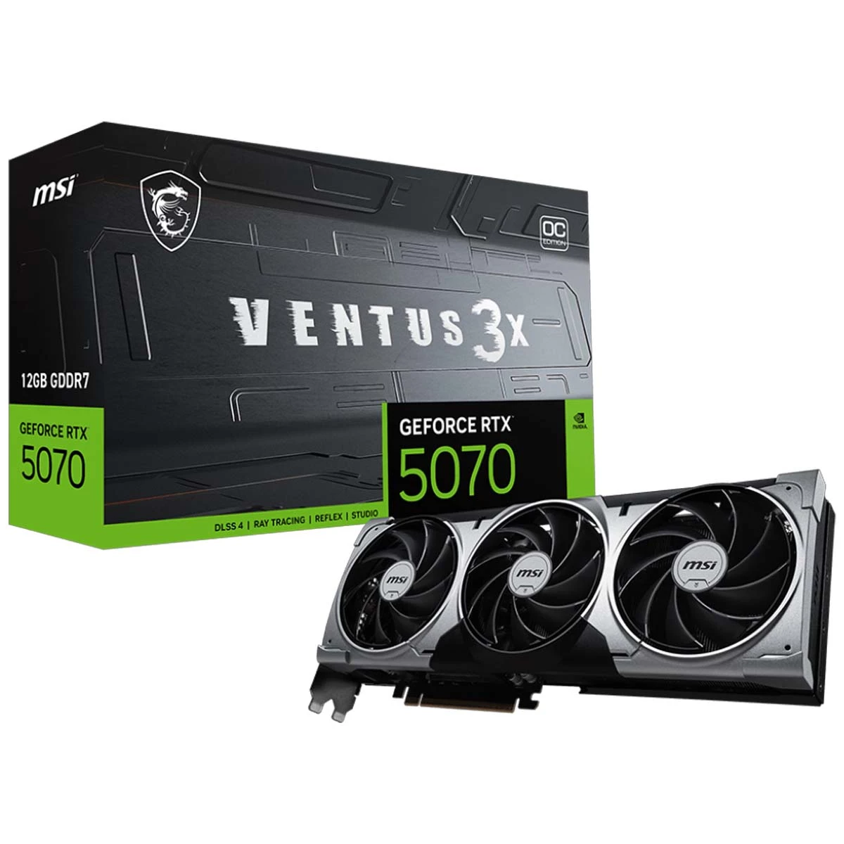 کارت گرافیک ام اس آی مدل GeForce RTX 5070 12GB VENTUS 3X OC کارت گرافیک ام اس آی مدل GeForce RTX 5070 12GB VENTUS 3X OC