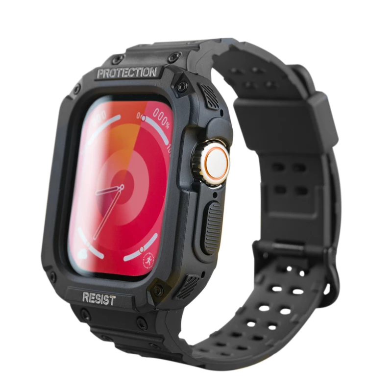 ساعت هوشمند گیفت کالکشن مدل Tough Armor Ultra-بدنه مشکی بند سفید ساعت هوشمند گیفت کالکشن مدل Tough Armor Ultra-بدنه مشکی بند سفید