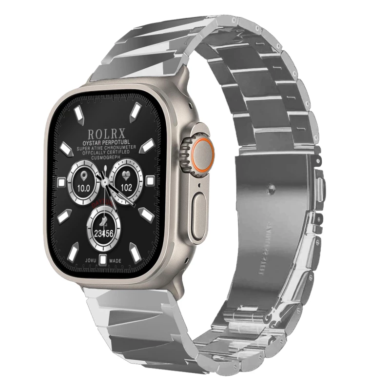 ساعت هوشمند گیفت کالکشن مدل Metal Series-بدنه نقره ای بند نقره ای 