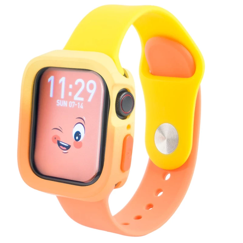 ساعت هوشمند گیفت کالکشن مدل Watercolor 45m-بدنه نارنجی بند نارنجی ساعت هوشمند گیفت کالکشن مدل Watercolor 45m-بدنه نارنجی بند نارنجی