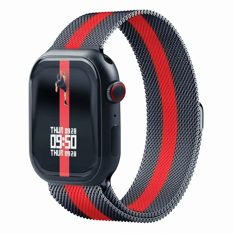 ساعت هوشمند گیفت کالکشن مدل RL-بدنه مشکی بند آبی ساعت هوشمند گیفت کالکشن مدل RL-بدنه مشکی بند آبی