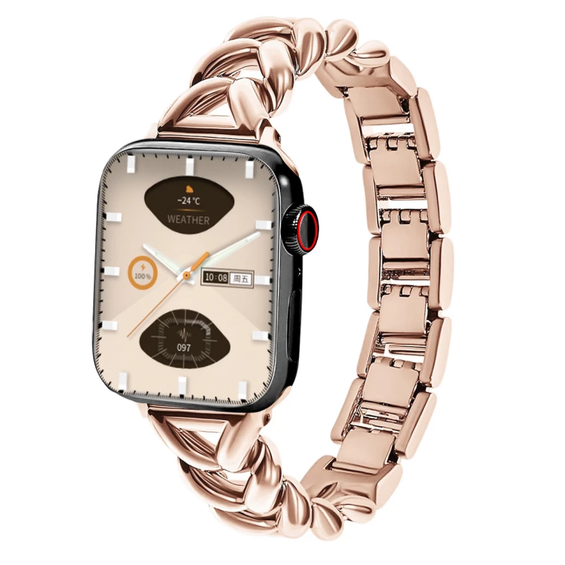 ساعت هوشمند گیفت کالکشن مدل Lady Bird-بدنه مشکی بند طلایی ساعت هوشمند گیفت کالکشن مدل Lady Bird-بدنه مشکی بند طلایی