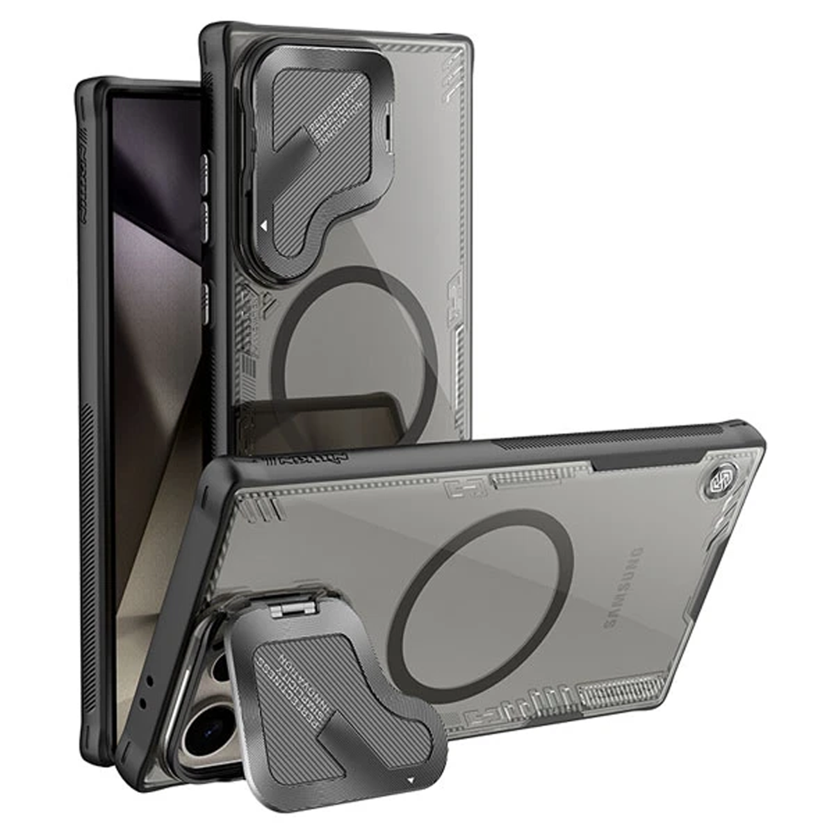 کاور گوشی سامسونگ Galaxy S25 Ultra نیلکین مدل Iceblade Prop Magnetic MagSafe