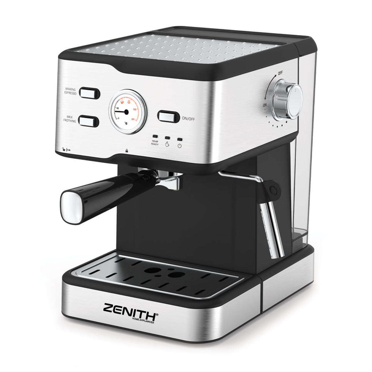 اسپرسو ساز زنیت مدل EMZ1441-استیل اسپرسو ساز زنیت مدل EMZ1441-استیل