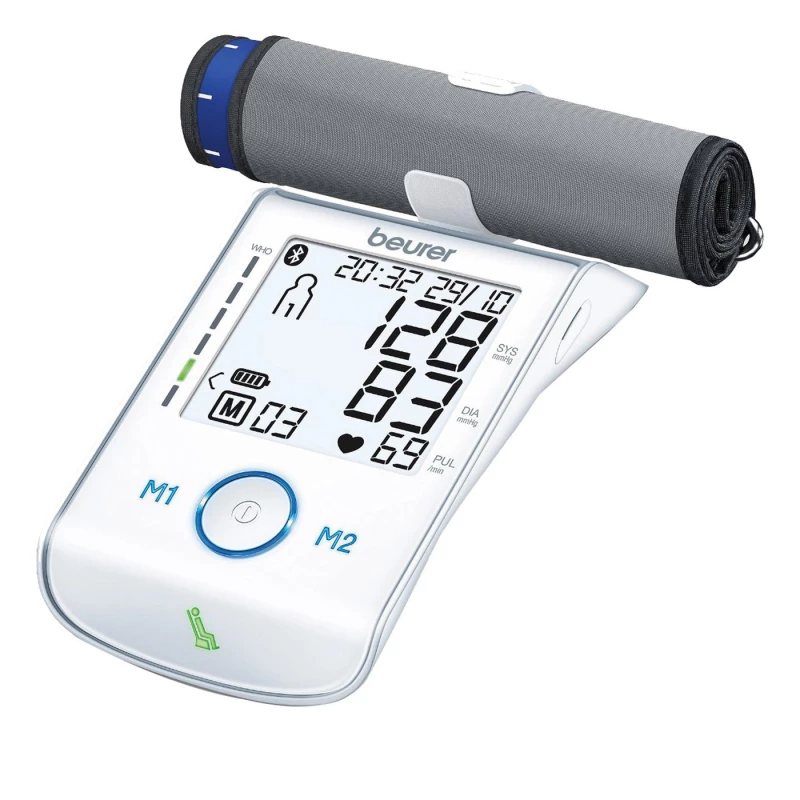 فشار سنج دیجیتال بیورر مدل BM 85-سفید فشار سنج دیجیتال بیورر مدل BM 85-سفید