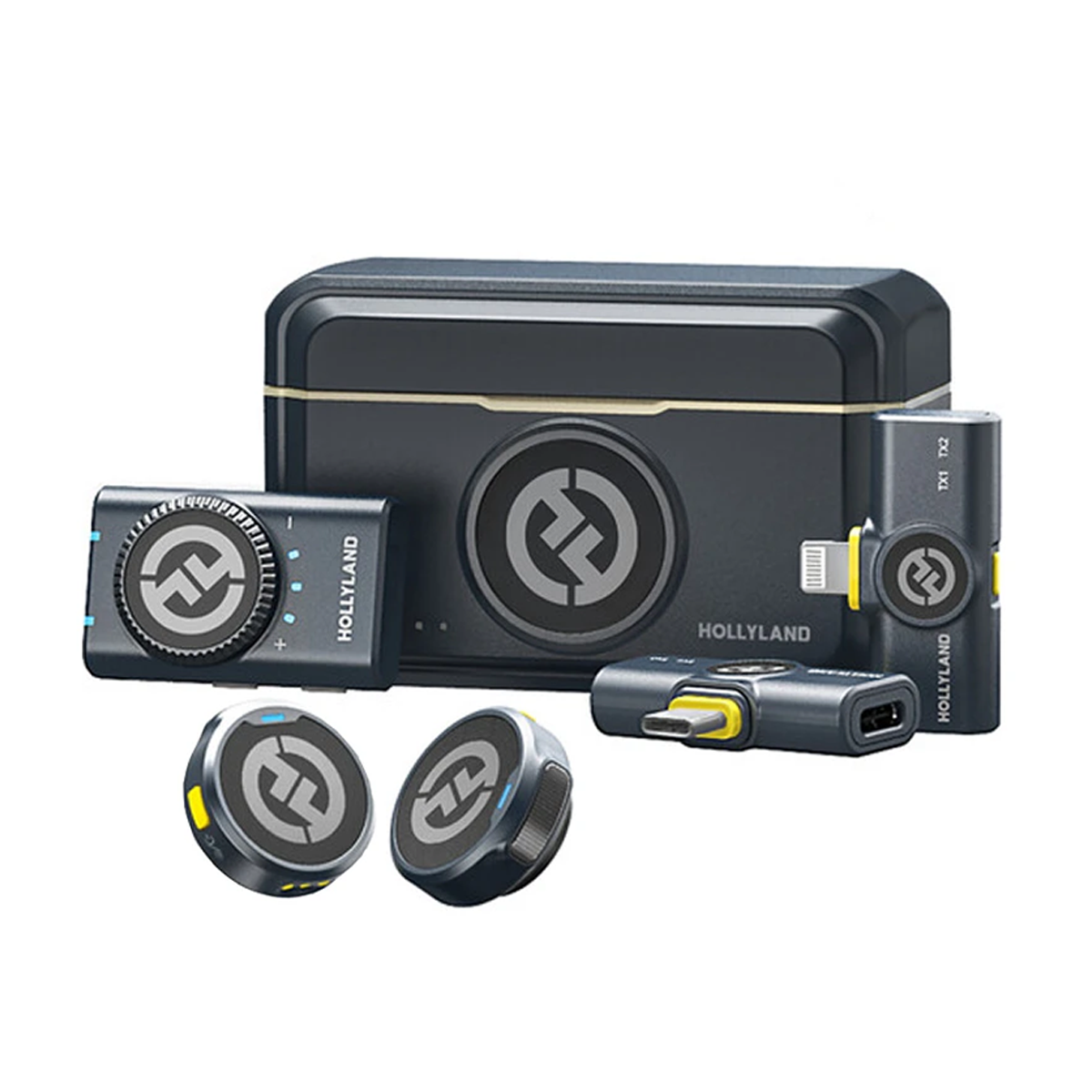 ست میکروفن بی سیم هالی لند مدل Lark M2 مجموعه 2 عددی ست میکروفن بی سیم هالی لند مدل Lark M2 مجموعه 2 عددی