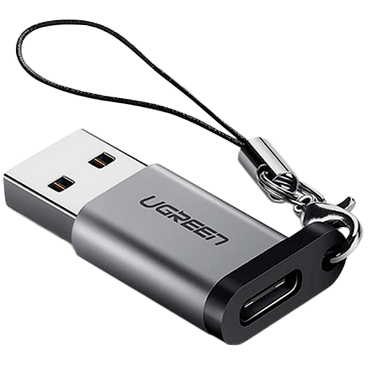 تبدیل USB به USB-C یوگرین US276 مدل 50533 -خاکستری تبدیل USB به USB-C یوگرین US276 مدل 50533 -خاکستری