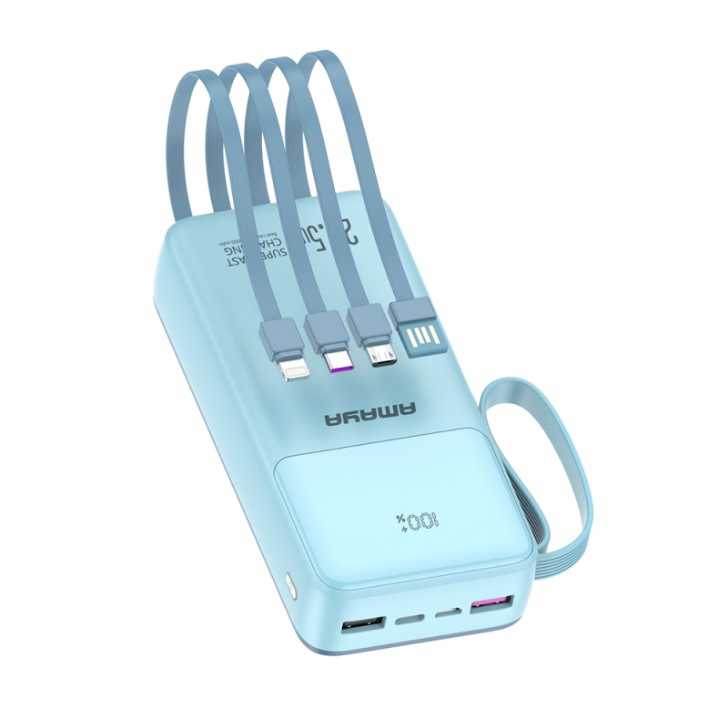 پاوربانک آمایا مدل APB-FD16 ظرفیت 20000 میلی آمپر ساعت پاوربانک آمایا مدل APB-FD16 ظرفیت 20000 میلی آمپر ساعت