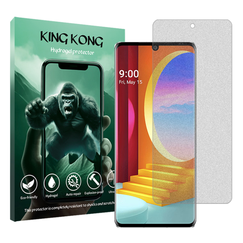 محافظ صفحه نمایش مات کینگ کونگ مدل Tough مناسب برای گوشی موبایل ال جی Velvet محافظ صفحه نمایش مات کینگ کونگ مدل Tough مناسب برای گوشی موبایل ال جی Velvet