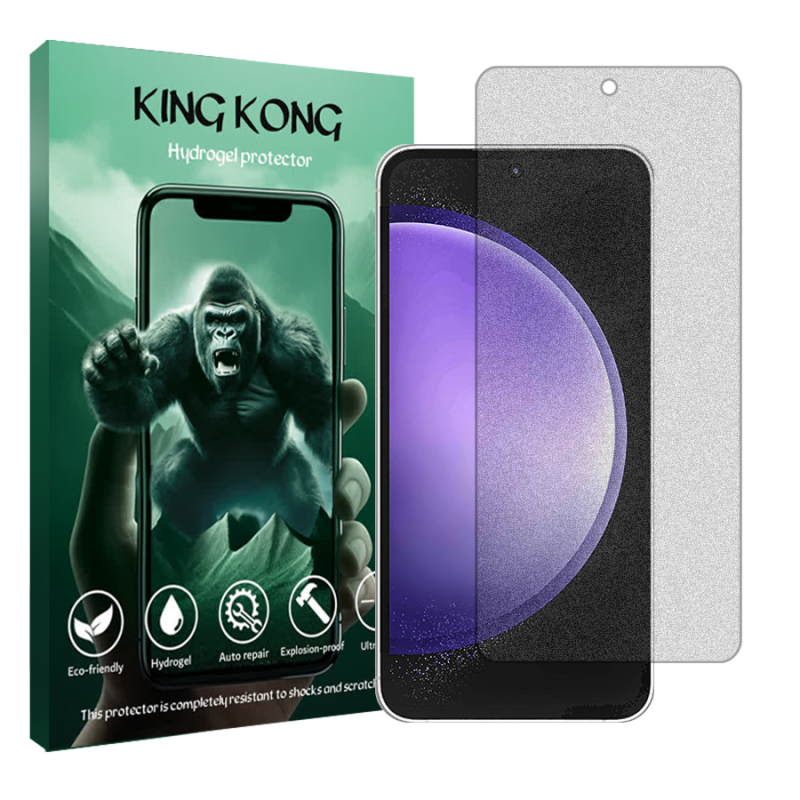 محافظ صفحه نمایش مات کینگ کونگ مدل Tough مناسب برای گوشی موبایل سامسونگ Galaxy S23 FE  محافظ صفحه نمایش مات کینگ کونگ مدل Tough مناسب برای گوشی موبایل سامسونگ Galaxy S23 FE
