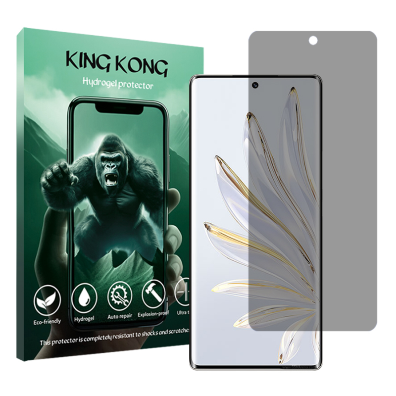 محافظ صفحه نمایش حریم شخصی کینگ کونگ مدل Tough مناسب برای گوشی موبایل آنر 70