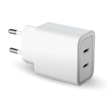 شارژر دیواری فورس مدل FPLICS2CC45WPDW توان 45 وات-سفید  شارژر دیواری فورس مدل FPLICS2CC45WPDW توان 45 وات-سفید