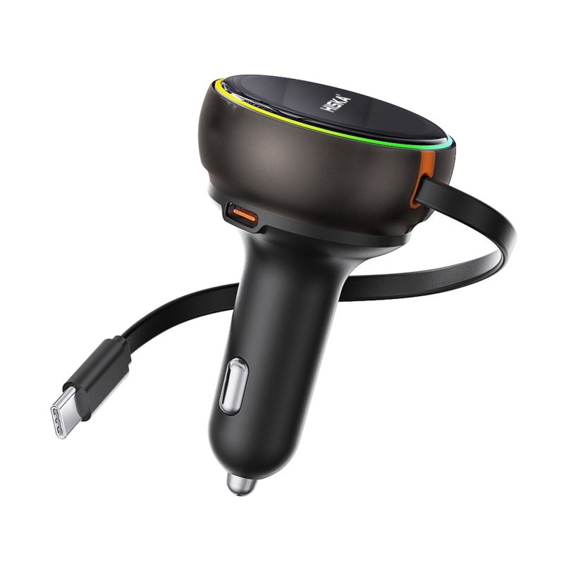 شارژر فندکی 80 وات هیسکا مدل HCC-337 شارژر فندکی 80 وات هیسکا مدل HCC-337