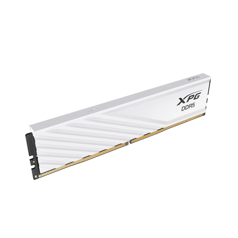 رم دسکتاپ DDR5 دو کاناله 5600 مگاهرتز CL46 ایکس پی جی مدل LANCER BLADE WHITE ظرفیت 32 گیگابایت-سفید رم دسکتاپ DDR5 دو کاناله 5600 مگاهرتز CL46 ایکس پی جی مدل LANCER BLADE WHITE ظرفیت 32 گیگابایت-سفید
