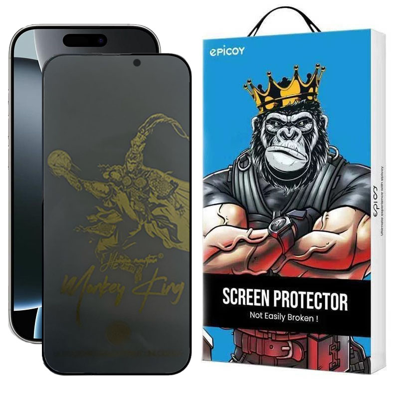 محافظ صفحه نمایش حریم شخصی اپیکوی مدل Monkey King مناسب برای گوشی موبایل اپل iPhone 16 Pro محافظ صفحه نمایش حریم شخصی اپیکوی مدل Monkey King مناسب برای گوشی موبایل اپل iPhone 16 Pro