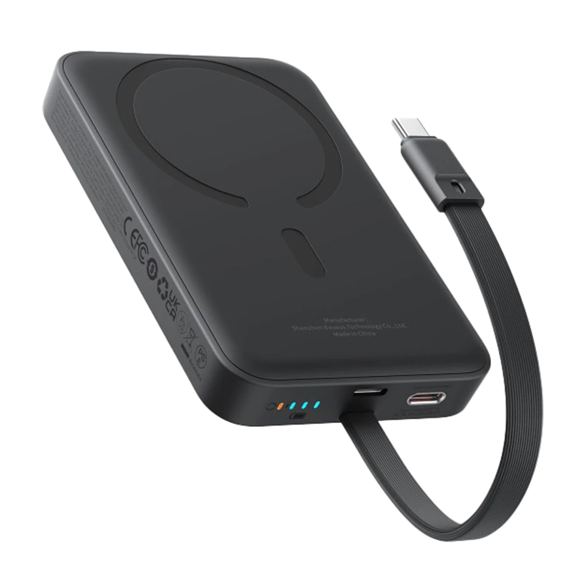 پاوربانک باسئوس مدل Magnetic Mini Wireless P1002210B113ظرفیت 10000 میلی آمپر ساعت توان 30 وات-زرد پاوربانک باسئوس مدل Magnetic Mini Wireless P1002210B113ظرفیت 10000 میلی آمپر ساعت توان 30 وات-زرد