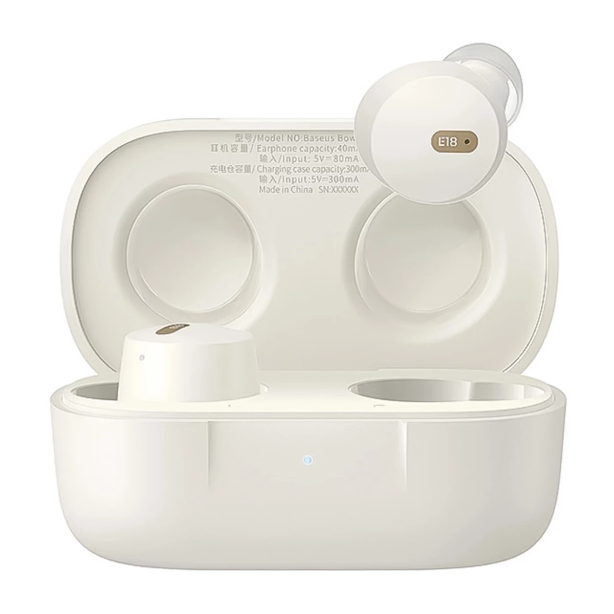 هندزفری بلوتوثی باسئوس مدل Bowie E18 A00023800127-Z1-سفید هندزفری بلوتوثی باسئوس مدل Bowie E18 A00023800127-Z1-سفید