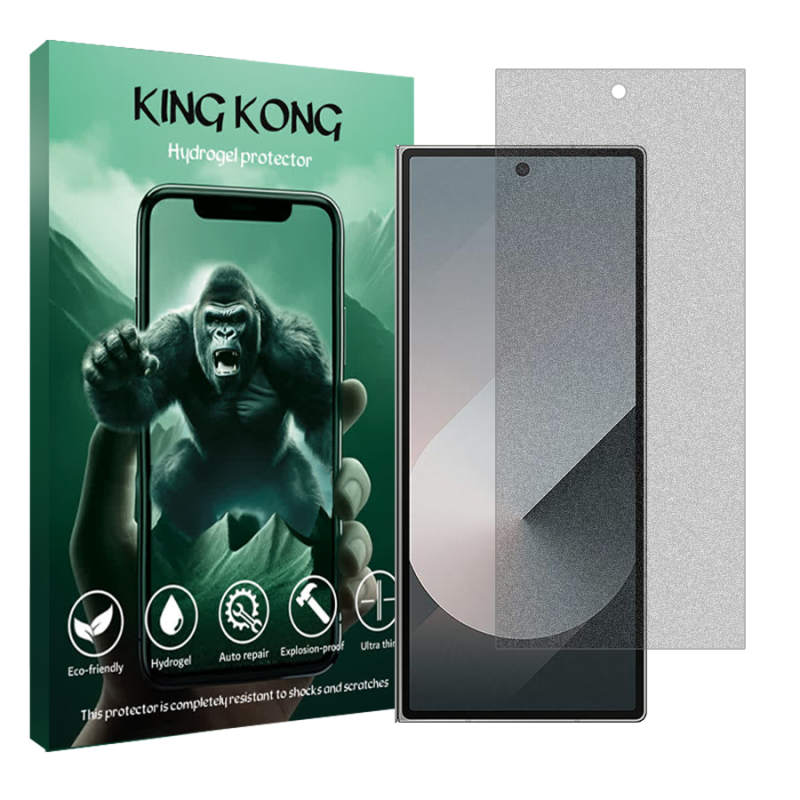 محافظ صفحه نمایش مات کینگ کونگ مدل Tough مناسب برای گوشی موبایل سامسونگ Galaxy Z Fold6  محافظ صفحه نمایش مات کینگ کونگ مدل Tough مناسب برای گوشی موبایل سامسونگ Galaxy Z Fold6