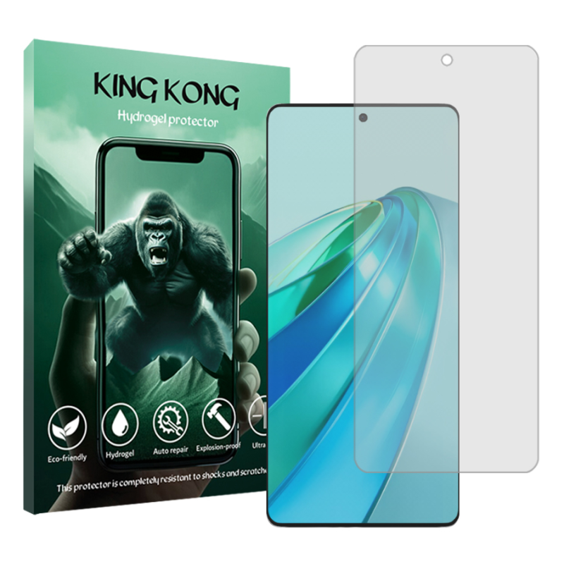 محافظ صفحه نمایش شفاف کینگ کونگ مدل Tough مناسب برای گوشی موبایل آنر X9a محافظ صفحه نمایش شفاف کینگ کونگ مدل Tough مناسب برای گوشی موبایل آنر X9a