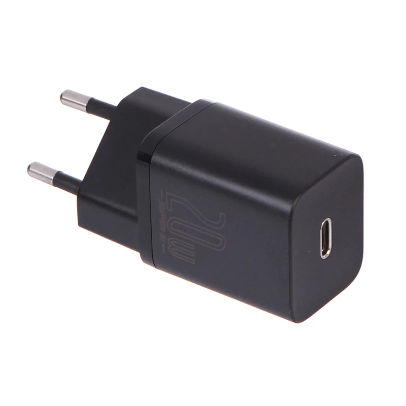 شارژر دیواری باسئوس مدل Si 1C 20W CCSUP-B01 توان 20 وات -مشکی شارژر دیواری باسئوس مدل Si 1C 20W CCSUP-B01 توان 20 وات -مشکی