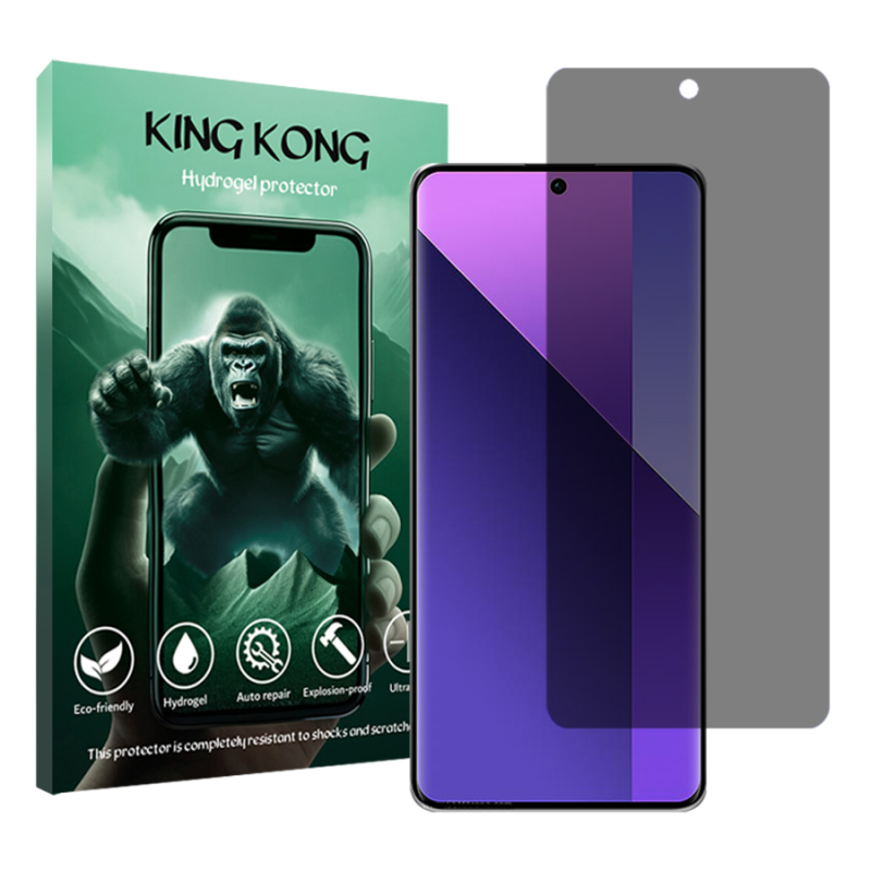 محافظ صفحه نمایش حریم شخصی کینگ کونگ مدل Tough مناسب برای گوشی موبایل شیائومی Redmi Note 13 Pro Plus محافظ صفحه نمایش حریم شخصی کینگ کونگ مدل Tough مناسب برای گوشی موبایل شیائومی Redmi Note 13 Pro Plus