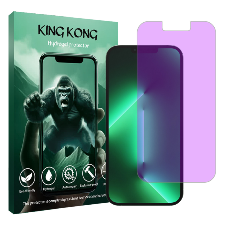 محافظ صفحه نمایش آنتی پرپل کینگ کونگ مدل Tough مناسب برای گوشی موبایل اپل iPhone 13 Pro Max محافظ صفحه نمایش آنتی پرپل کینگ کونگ مدل Tough مناسب برای گوشی موبایل اپل iPhone 13 Pro Max