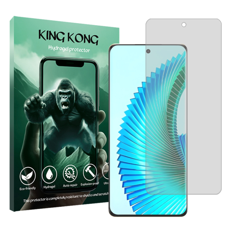 محافظ صفحه نمایش شفاف کینگ کونگ مدل Tough مناسب برای گوشی موبایل آنر X9b محافظ صفحه نمایش شفاف کینگ کونگ مدل Tough مناسب برای گوشی موبایل آنر X9b