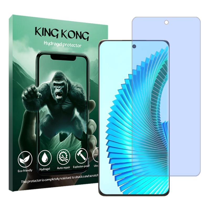 محافظ صفحه نمایش ضداشعه آبی کینگ کونگ مدل Tough مناسب برای گوشی موبایل آنر X9b