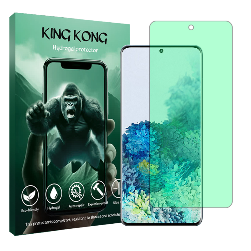 محافظ صفحه نمایش گرین لایت کینگ کونگ مدل Tough مناسب برای گوشی موبایل سامسونگ Galaxy S20 Plus محافظ صفحه نمایش گرین لایت کینگ کونگ مدل Tough مناسب برای گوشی موبایل سامسونگ Galaxy S20 Plus