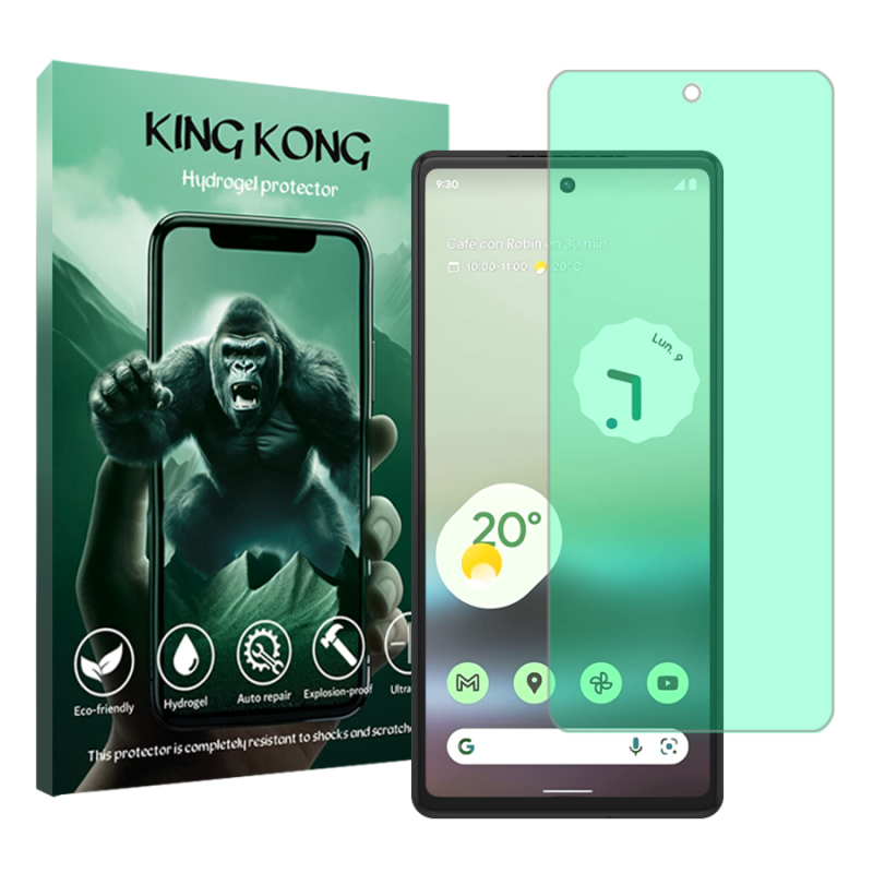 محافظ صفحه نمایش گرین لایت کینگ کونگ مدل Tough مناسب برای گوشی موبایل گوگل Pixel 6a محافظ صفحه نمایش گرین لایت کینگ کونگ مدل Tough مناسب برای گوشی موبایل گوگل Pixel 6a