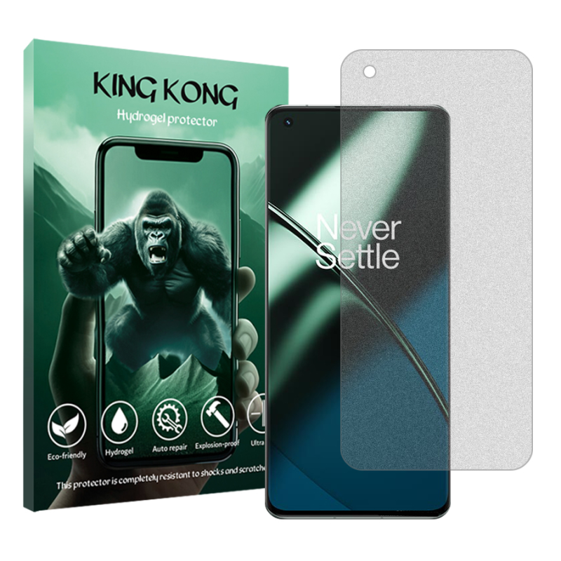 محافظ صفحه نمایش مات کینگ کونگ مدل Tough مناسب برای گوشی موبایل وان پلاس 11 محافظ صفحه نمایش مات کینگ کونگ مدل Tough مناسب برای گوشی موبایل وان پلاس 11