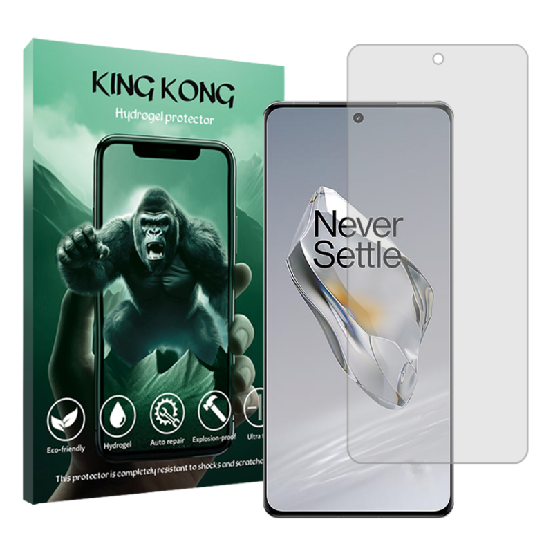 محافظ صفحه نمایش شفاف کینگ کونگ مدل Tough مناسب برای گوشی موبایل وان پلاس 12 محافظ صفحه نمایش شفاف کینگ کونگ مدل Tough مناسب برای گوشی موبایل وان پلاس 12
