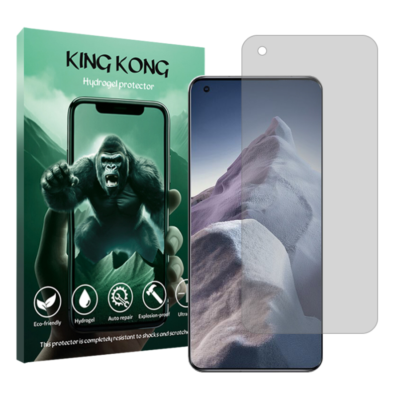 محافظ صفحه نمایش شفاف کینگ کونگ مدل Tough مناسب برای گوشی موبایل شیائومی Mi 11 Ultra محافظ صفحه نمایش شفاف کینگ کونگ مدل Tough مناسب برای گوشی موبایل شیائومی Mi 11 Ultra