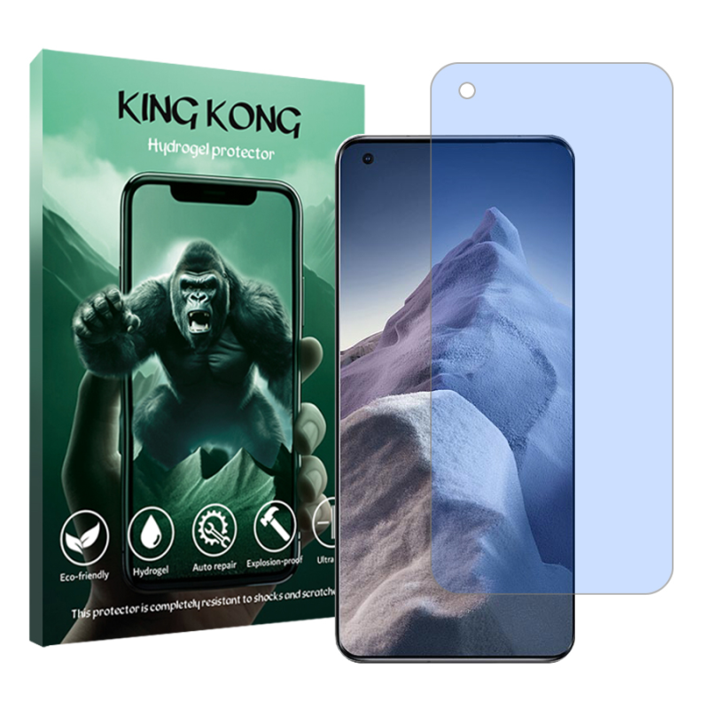 محافظ صفحه نمایش آنتی بلو کینگ کونگ مدل Tough مناسب برای گوشی موبایل شیائومی Mi 11 Ultra محافظ صفحه نمایش آنتی بلو کینگ کونگ مدل Tough مناسب برای گوشی موبایل شیائومی Mi 11 Ultra