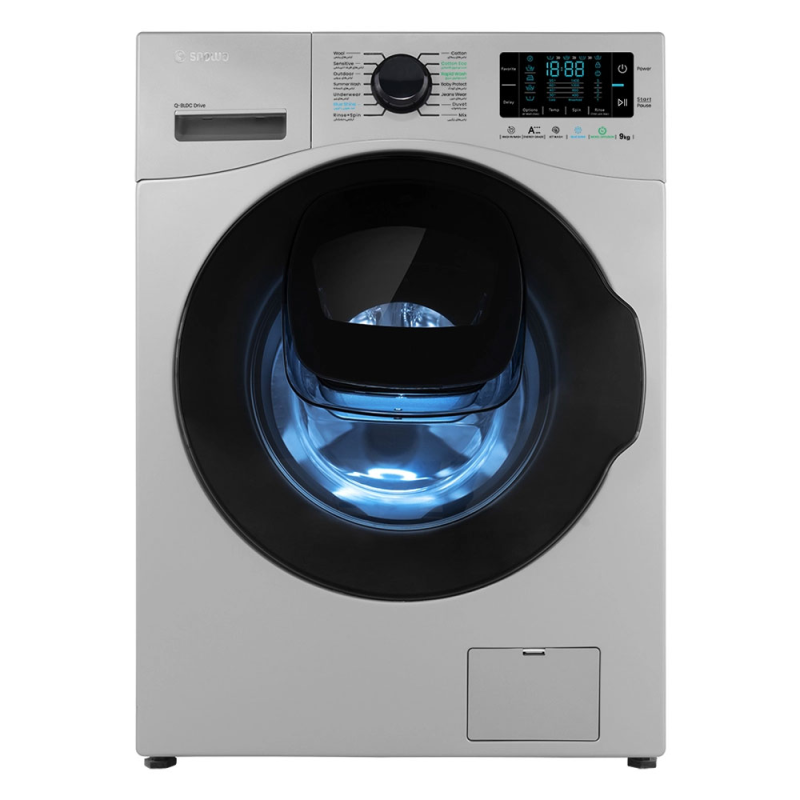 ماشین لباسشویی 9 کیلوگرم اسنوا مدل SWM-F92S-نقرهای ماشین لباسشویی 9 کیلوگرم اسنوا مدل SWM-F92S-نقرهای