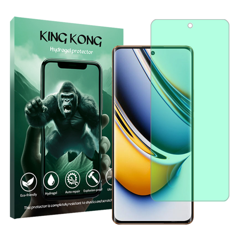 محافظ صفحه نمایش گرین لایت کینگ کونگ مدل Tough مناسب برای گوشی موبایل ریلمی 11 Pro Plus  محافظ صفحه نمایش گرین لایت کینگ کونگ مدل Tough مناسب برای گوشی موبایل ریلمی 11 Pro Plus