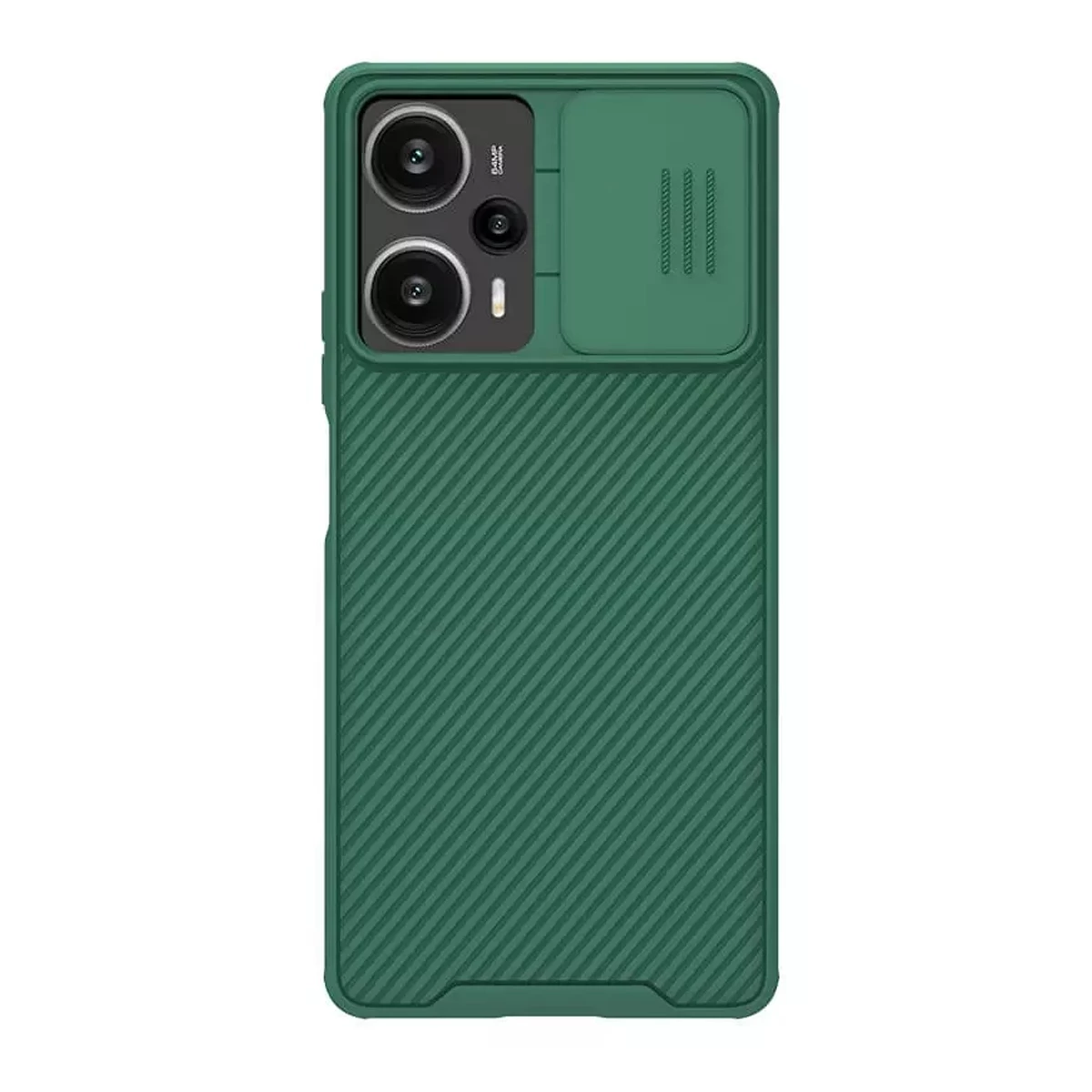 کاور گوشی پوکو F5 نیلکین مدل CamShield Pro-سبز تیره