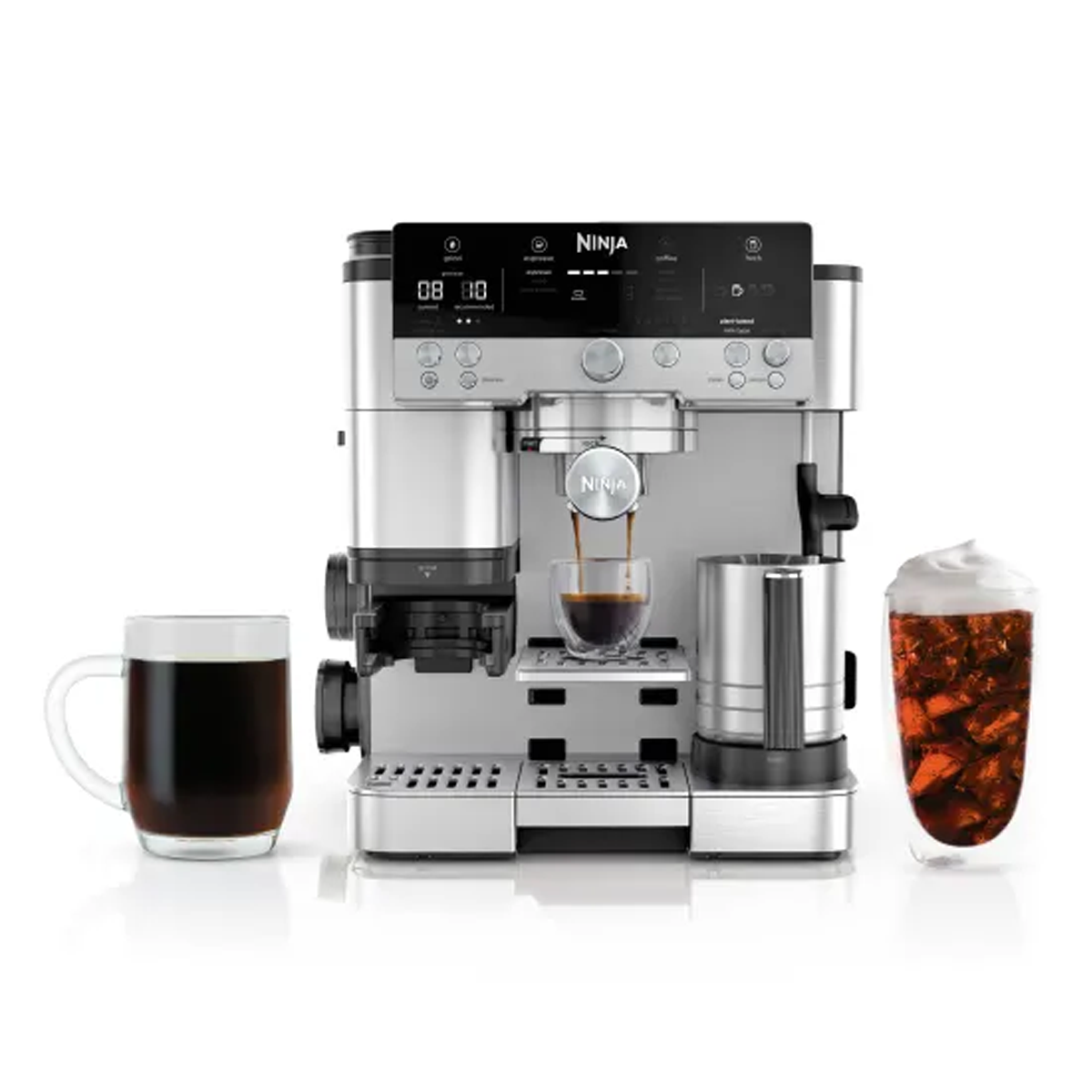 قهوه ساز نینجا مدل Luxe Café Premier ES601-نقرهای قهوه ساز نینجا مدل Luxe Café Premier ES601-نقرهای