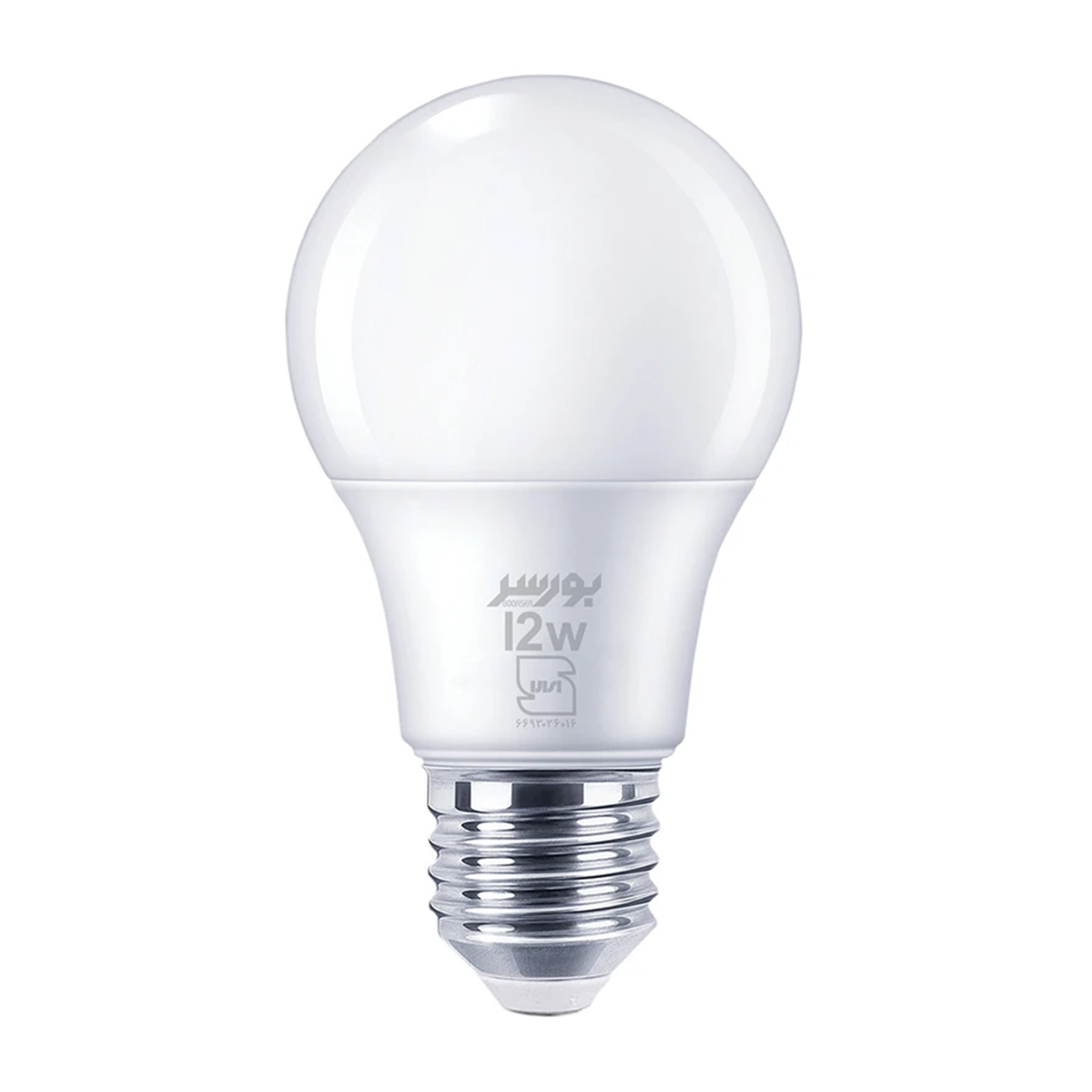 لامپ LED حبابی 12 وات بورسر مدل A65 پایه E27-مهتابی لامپ LED حبابی 12 وات بورسر مدل A65 پایه E27-مهتابی